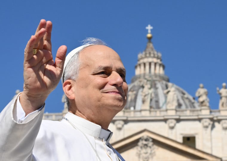  Le&atilde;o &eacute; o 267&ordm; l&iacute;der da Igreja Cat&oacute;lica, eleito ap&oacute;s a morte do papa Francisco, em abril
