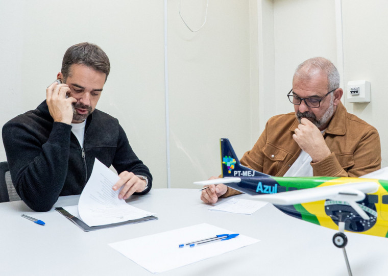 Leite disse ao prefeito de Santa Maria, Rodrigo Decimo, que está em análise um pedido de reequilíbrio econômico-financeiro do contrato 