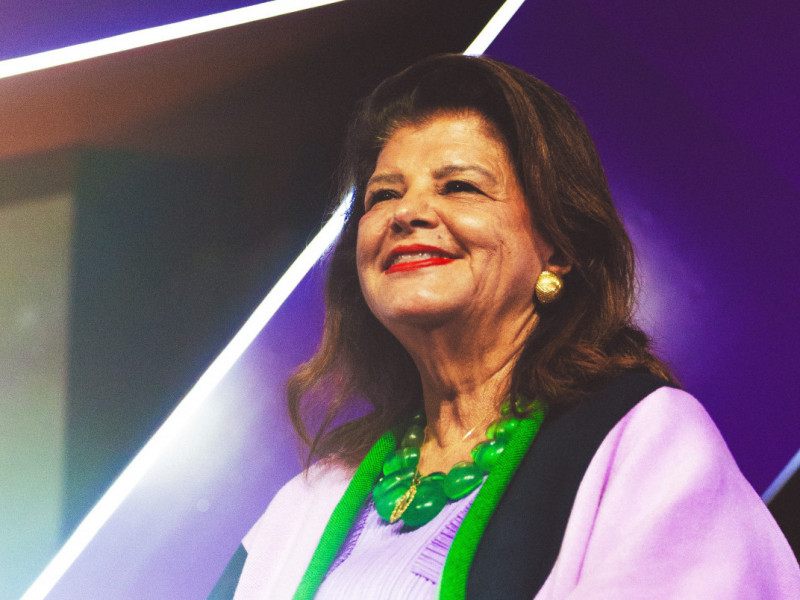 Luiza Helena Trajano compartilhou insights sobre empreendedorismo no primeiro dia de Gramado Summit Foto: REDE FEEDME/FEEDME STUDIOS/DIVULGAÇÃO/GRAMADO SUMMIT/JC