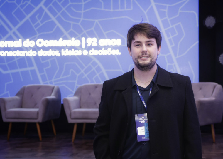Matheus Borges, do Crea-RS destaca a importância de pensar em ações de resiliência climática para as Regiões Sul, Centro-Sul, Campanha e Fronteira Oeste