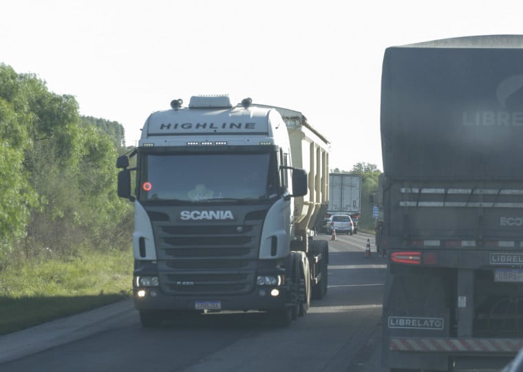 Hoje, cerca de 85% da produção gaúcha circula por rodovias