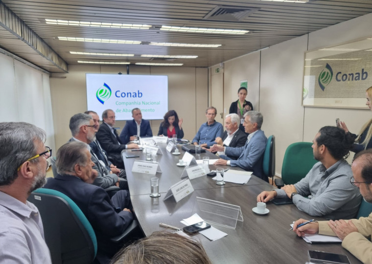 Reunião com arrozeiros ocorreu na sede da Conab, em Brasília