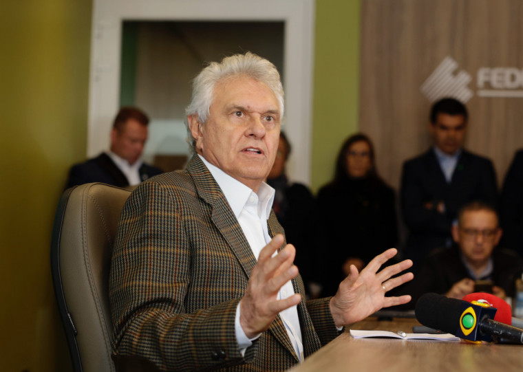 Ronaldo Caiado, governador de Goiás, foi o primeiro a se manifestar pela anistia ao ex-presidente Bolsonaro em 2024 