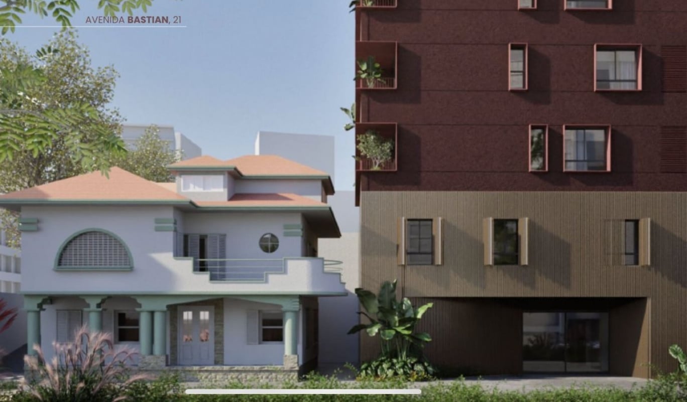 Sobrado (imagem inicial de projeto) existente será mantido pela incorporadora  | ABF DEVELOPMENTS/DIVULGAÇÃO/JC