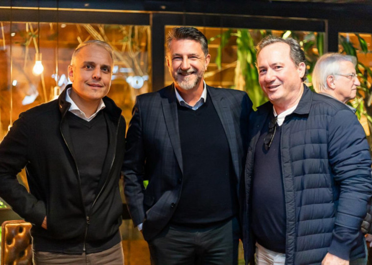 Rodrigo Salomão, Paulo Colnaghi e Rogério Dal Magro 