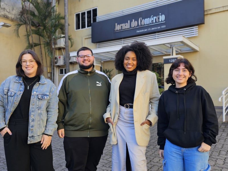 Isadora Jacoby, Dener Pedro, Júlia Fernandes e Sarah Oliveira Foto: Jamil Aiquel/Especial/JC