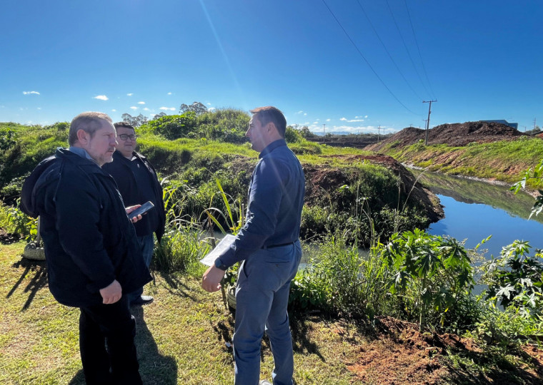 Estrutura contra alagamentos será erguida no bairro Santos Dumont