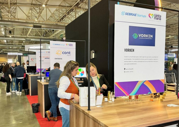 Estande municipal esteve na Feira Brasileira de Varejo, em Porto Alegre, e no Gramado Summit