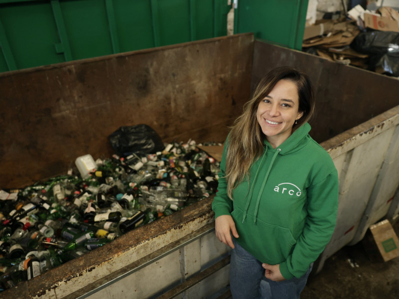 Natália Pietzsch, cofundadora da Arco Resíduos, destaca que é preciso sensibilizar as pessoas sobre o tema para gerar engajamento na causa Foto: TÂNIA MEINERZ/JC