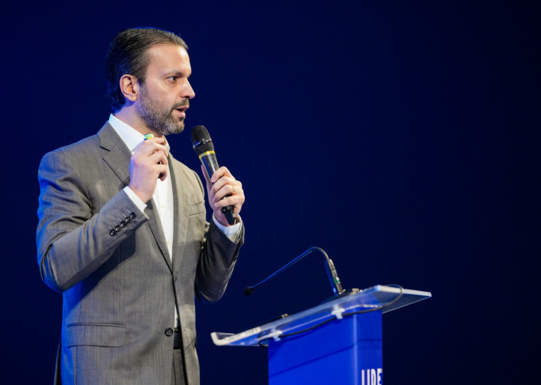 Alexandre Baldy foi o palestrante do almoço-debate promovido pelo Lide Brasília 
