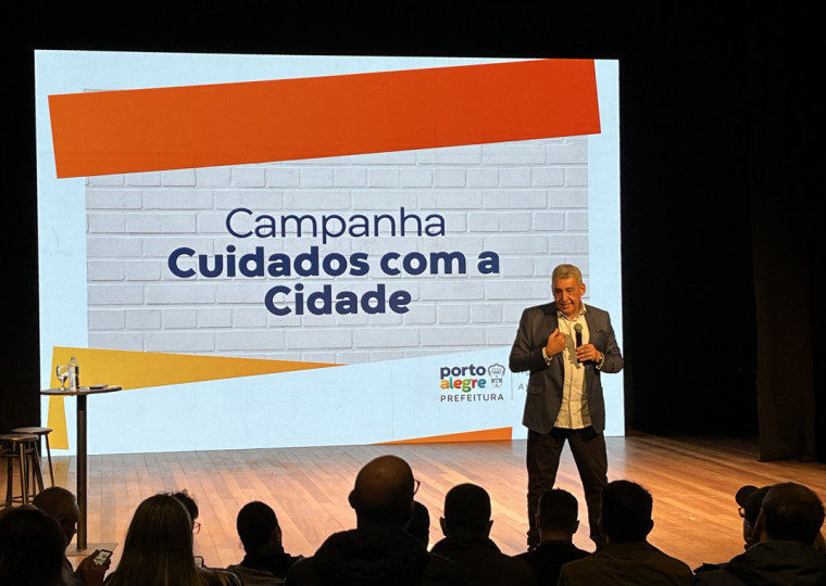 Sebastião Melo reiterou a importância da colaboração entre sociedade e poder público durante lançamento da campanha 