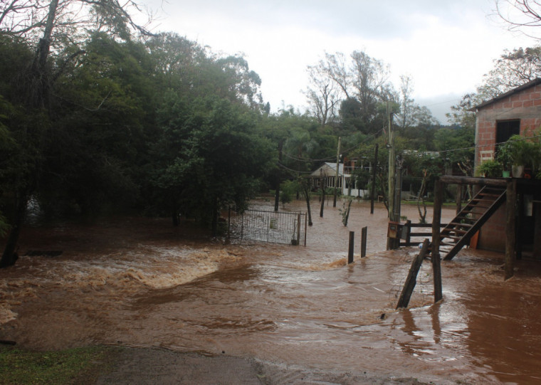 Município contabilizou 60 famílias desabrigadas por conta da chuva intensa