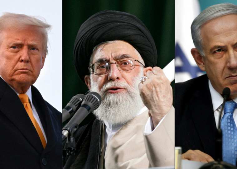 Embate gira entre aiatol&aacute; Ali Khamenei e os l&iacute;deres Donald Trump e Benjamin Netanyahu