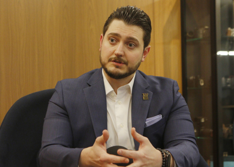 Presidente do Instituto de Estudos Empresariais (IEE), Tiago Dinon Carpenedo