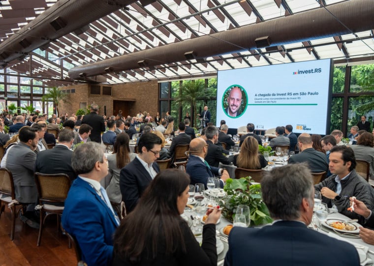 Reunião-almoço com empresários na Casa Fasano marcou o início das atividades de lançamento da Invest RS em São Paulo