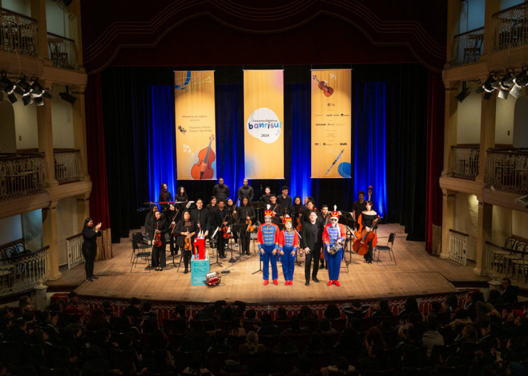 Os encontros com estudantes contarão tanto com a participação da  Orquestra Theatro São Pedro quanto da sua Orquestra Jovem
