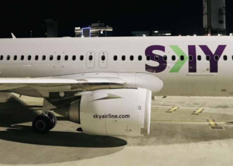 Rota da Sky para o Chile começou a operar nesta segunda-feira