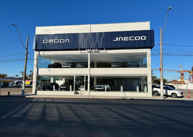 Estreante, Omoda, da marca ida Chery e revenda do Felice, abriu em polo de veículos de Porto Alegre
