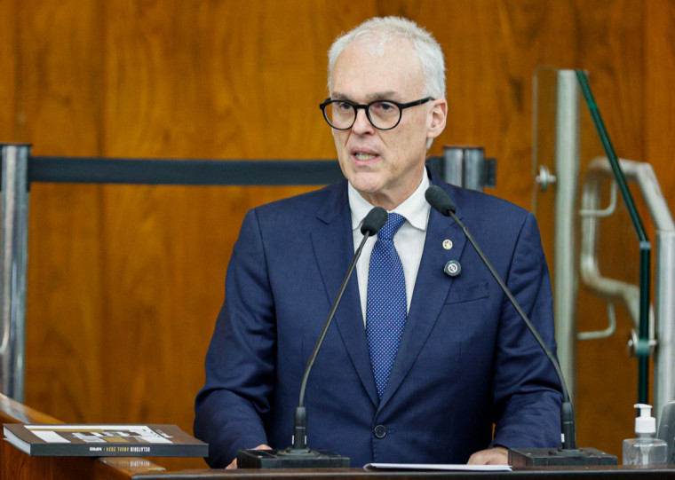 Procurador-geral de Justiça do RS, Alexandre Saltz compareceu ao Parlamento nesta quarta-feira (2)