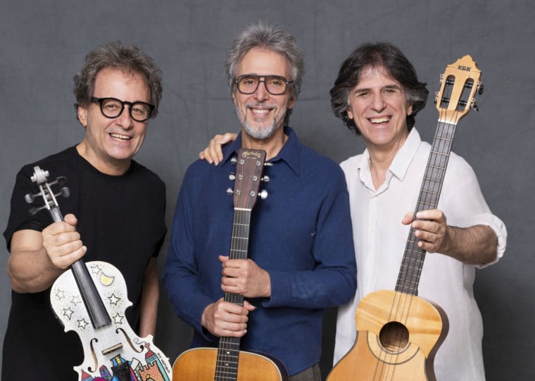 Kleiton, Kledir e Vitor Ramil (c) unem forças para revisitar as trajetórias da família musical em shows em Porto Alegre e Pelotas