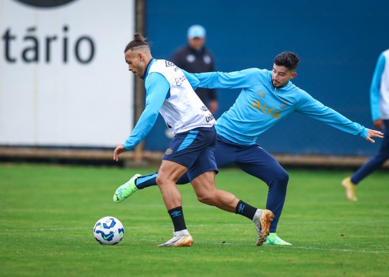 Braithwaite e Villasanti treinaram normalmente e enfrentam o Cruzeiro