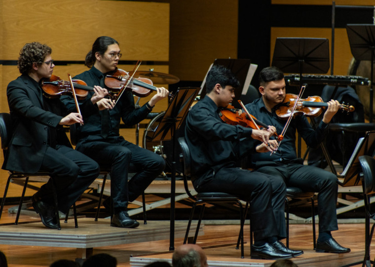 Apresentação de encerramento de semestre na orquestra acontece nesta terça-feira (15), às 20h