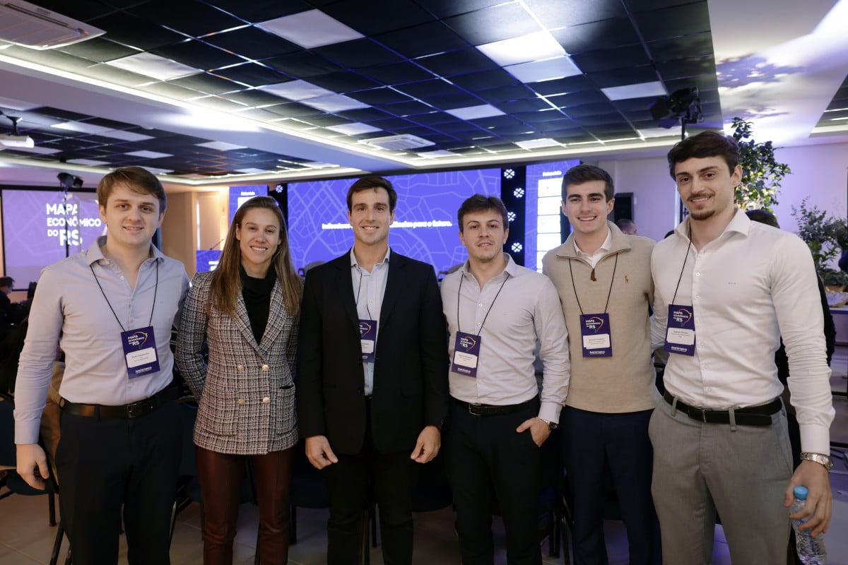 Equipe da Ável Investimentos (Pedro Gasparotto, Mariana Pimentel, Augusto Antoniazzi, Rômulo Pozzebon e Augusto Markus) | TÂNIA MEINERZ/JC