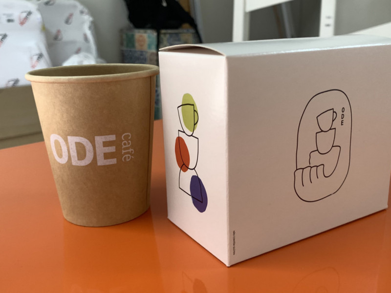 .As cores verde, laranja e roxo representam a acidez,a do&ccedil;ura e o corpo do caf&eacute;
 Foto: DENER PEDRO/ESPECIAL/JC