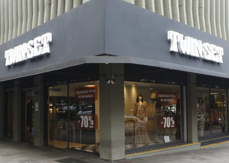 Unidade da Twin-Set que sair&aacute; de cena tem liquida&ccedil;&atilde;o de at&eacute; 70% em cole&ccedil;&otilde;es de moda