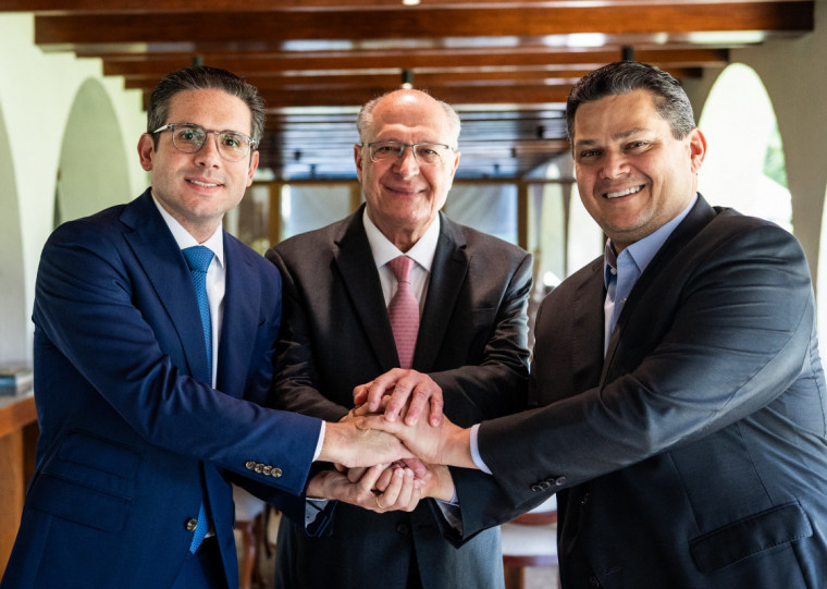 Motta e Alcolumbre se reuniram com o vice-presidente da República e ministro Geraldo Alckmin e a ministra da Secretaria de Relações Institucionais, Gleisi Hoffmann