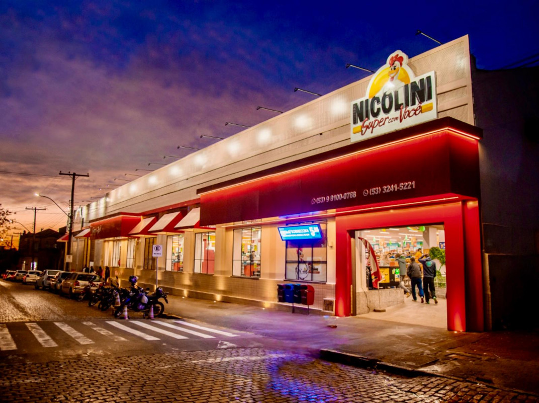 Unidades vão migrar para o layout da rede, como o exemplo em Bagé, sede do grupo | GRUPO NICOLINI/DIVULGAÇÃO/JC