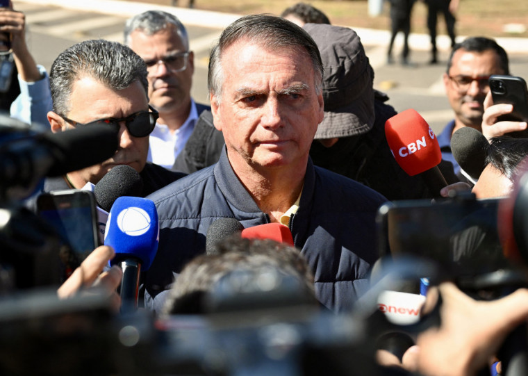 Bolsonaro concedeu entrevista em Brasília