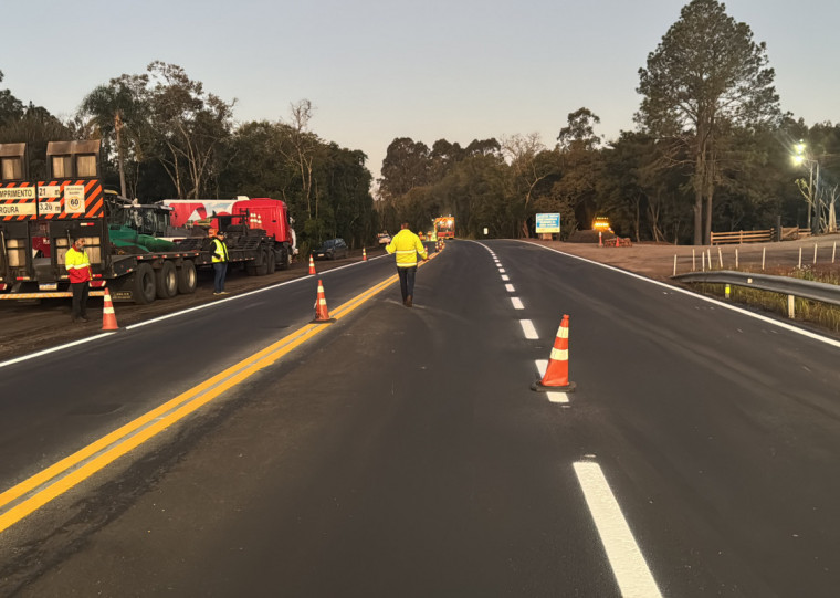 A ação garante maior segurança e conforto aos motoristas que utilizam o trecho