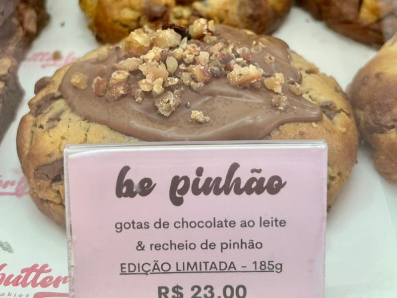 O Be Pinh&atilde;o &eacute; um sabor com edi&ccedil;&atilde;o limitada do inverno Foto: BUTTER BE COOKIES/DIVULGA&Ccedil;&Atilde;O/JC
