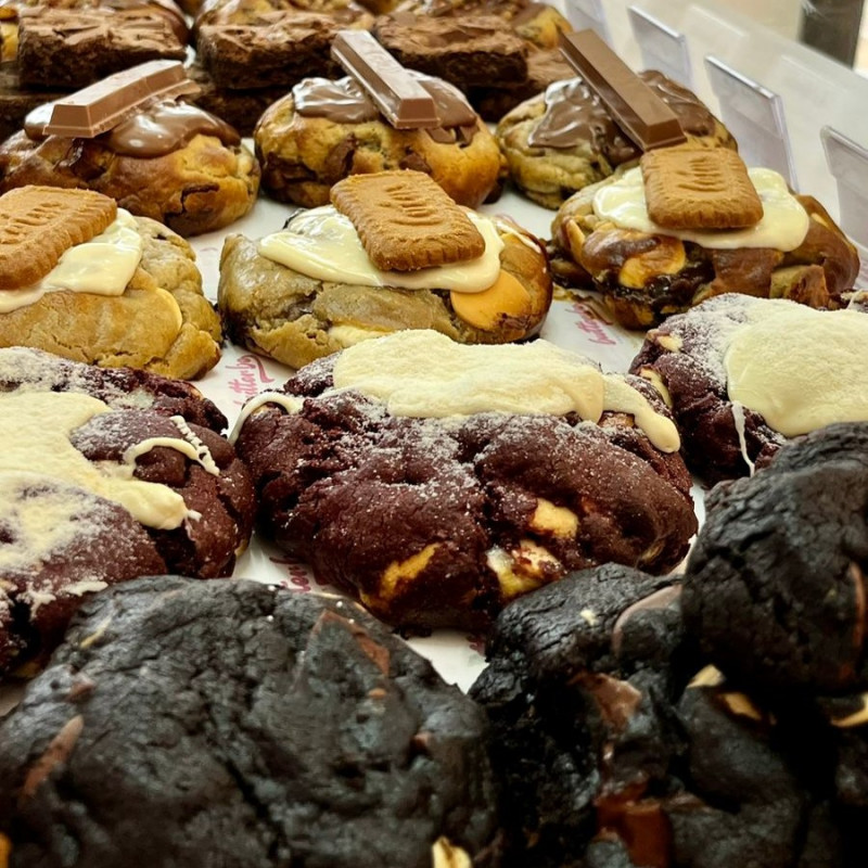 Ao total, a Butter Be Cookies tem cerca de 12 sabores, podendo variar de acordo com a rotatividade do card&aacute;pio Foto: BUTTER BE COOKIES/DIVULGA&Ccedil;&Atilde;O/JC