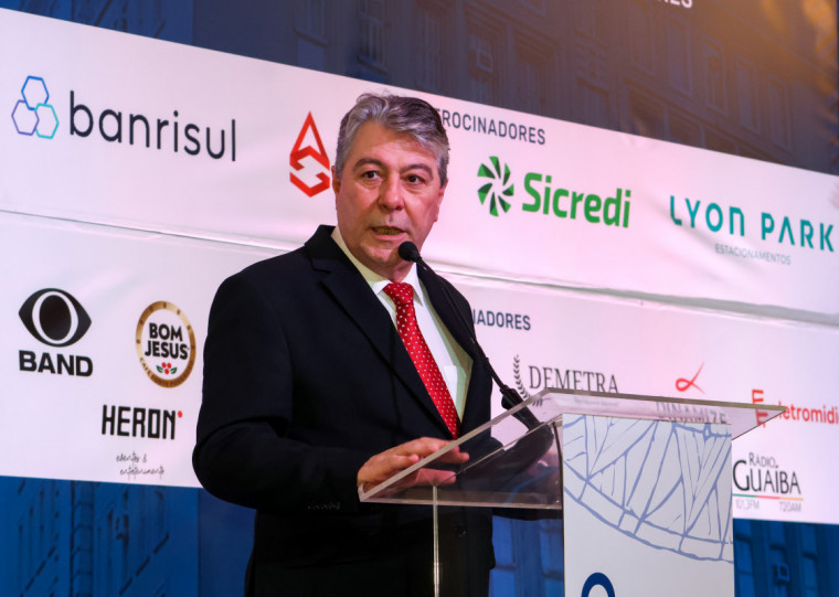 Fernando Lemos, presidente do Banrisul, participou do Menu POA da Associação Comercial