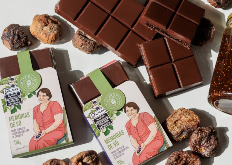 Devorata Trufas cria série de barra de chocolate com tema do Dia dos Avós