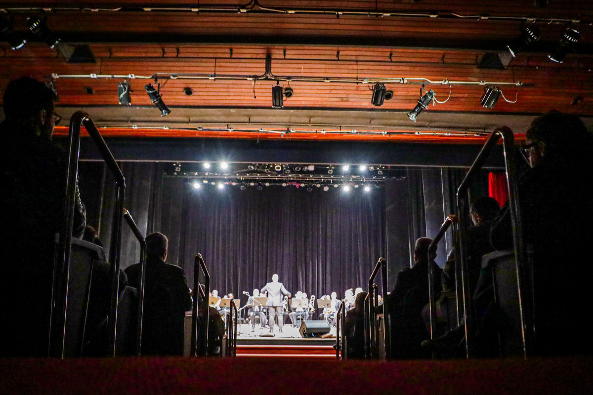 Banda Municipal de Porto Alegre realizou uma apresenta&ccedil;&atilde;o no reformado Teatro Renascen&ccedil;a | Alex Rocha/PMPA/Divulga&ccedil;&atilde;o/JC