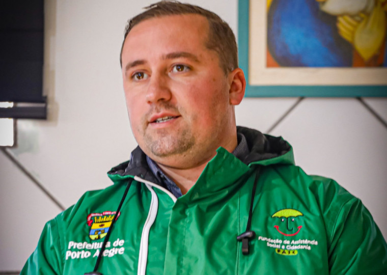 Matheus Xavier, secretário de Assistência Social de Porto Alegre