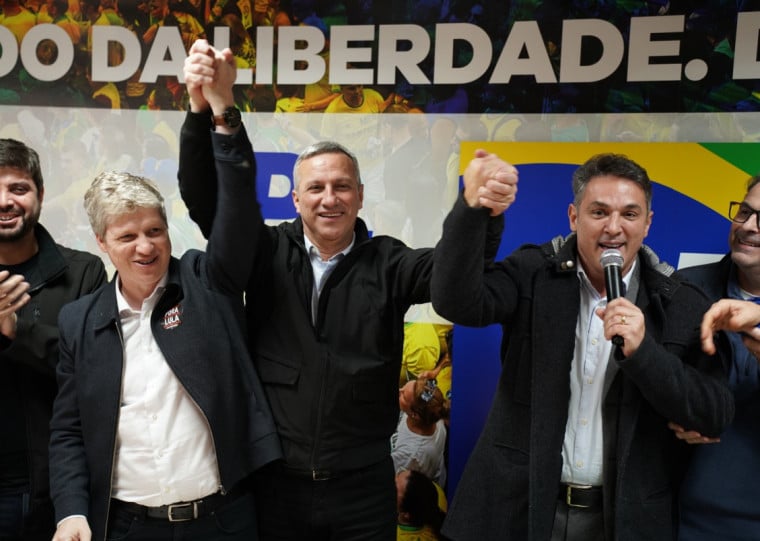 Deputados federais Marcel Van Hattem (Novo), Luciano Zucco (PL) e Ubiratan Sanderson (PL) tem suas pré-candidaturas reafirmadas