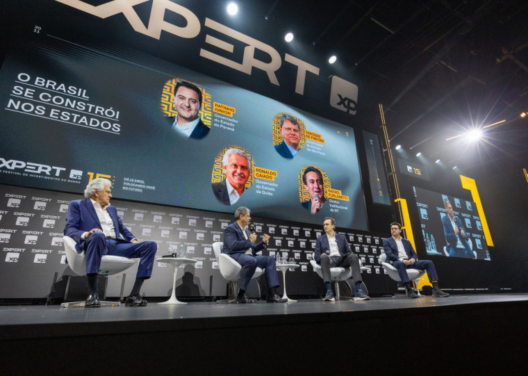 Pré-candidatos à Presidência da República em 2026 participaram de painel em evento de investimentos em São Paulo