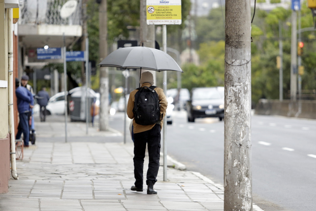 Semana começa com chuva na maior parte do Rio Grande do Sul