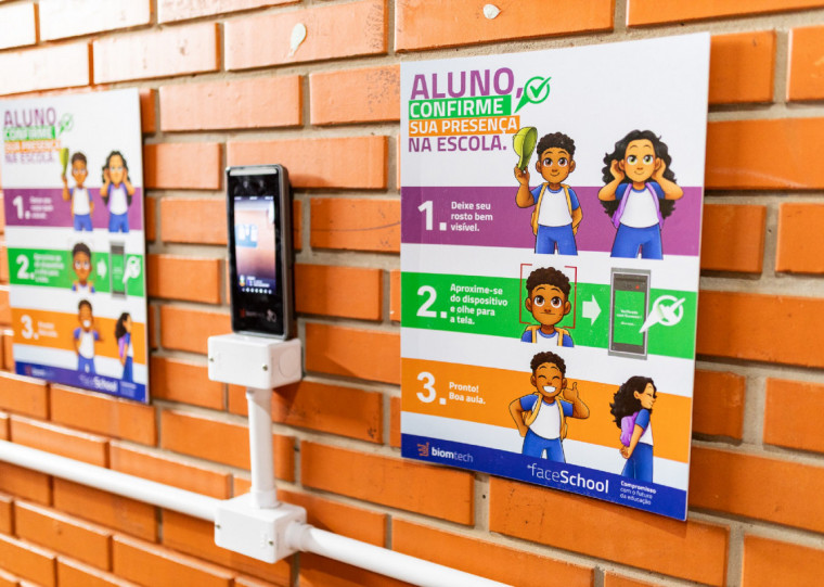 Tecnologia permite saber quantos alunos estão nas salas de aula 