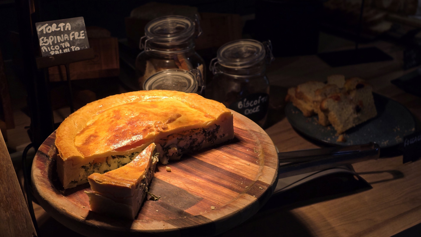 A quiche de espinafre com ricota está entre os preferidos dos hóspedes  | NATHAN LEMOS/JC