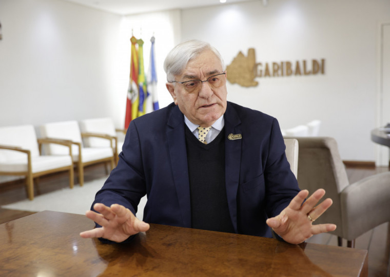 Sérgio Chesini, prefeito de Garibaldi, diz que o trabalho de preparação para a festa do espumante brasileiro mobiliza toda a comunidade 