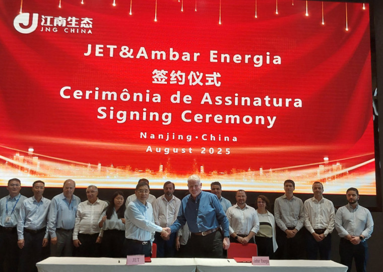 Acordo entre as empresas foi firmado na cidade de Nanjing