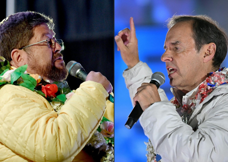 Medina e Quiroga são os principais favoritos no pleito deste domingo
