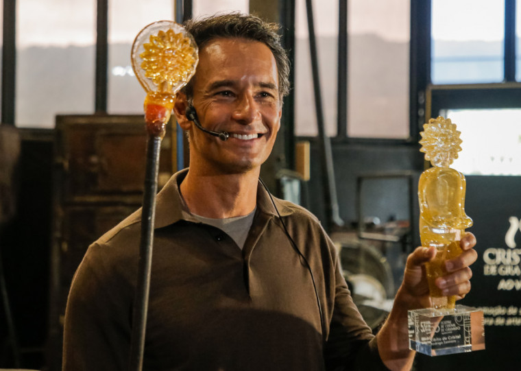 Além de receber o Kikito de Cristal, Rodrigo Santoro participou da produção da estatueta que será entregue no ano que vem