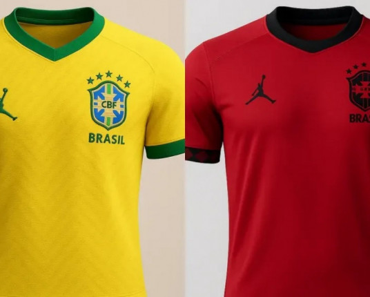 Presidente da CBF diz que produção de camisa vermelha da seleção foi interrompida