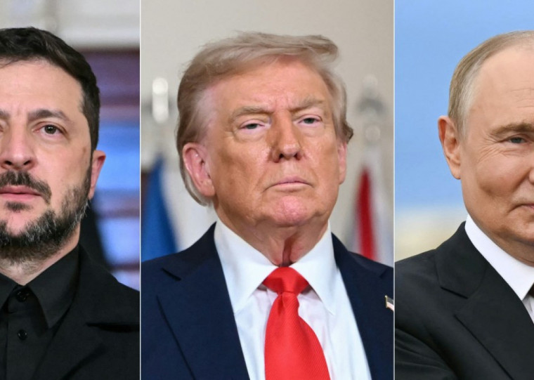 Presidente norte-americano (c) prepara reunião entre o russo e o ucraniano